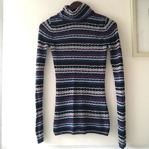 Lucky Brand woven jewel tone turtleneck - Picture 2 of 7